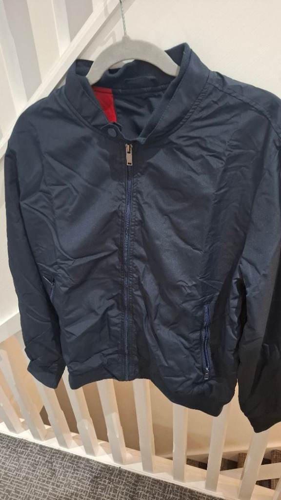 Mens navy bomber jacket