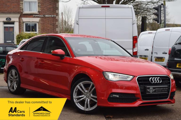 2015 Audi A3 1.4 TFSI 150 S Line 4dr SALOON PETROL Manual