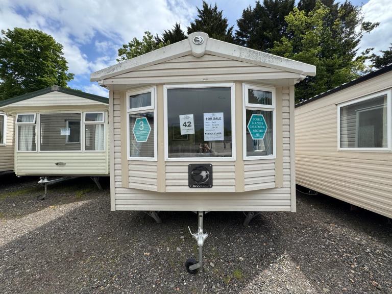 3 Bed 10ft wide Static Caravan - DG, CH - Offsite, Own Land, Self Build, Farms