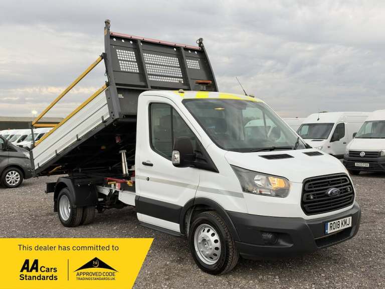 2018 Ford Transit 2.0 350 EcoBlue 1-Way Tipper 2dr Diesel Manual RWD L2 Euro 6 (Aluminium, 1- Tip...