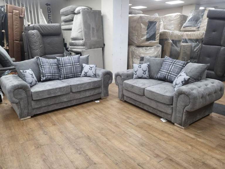 Quick Delivery ~ Verona 3+2 sofa Set , 4 Seater Corner sofa ! 