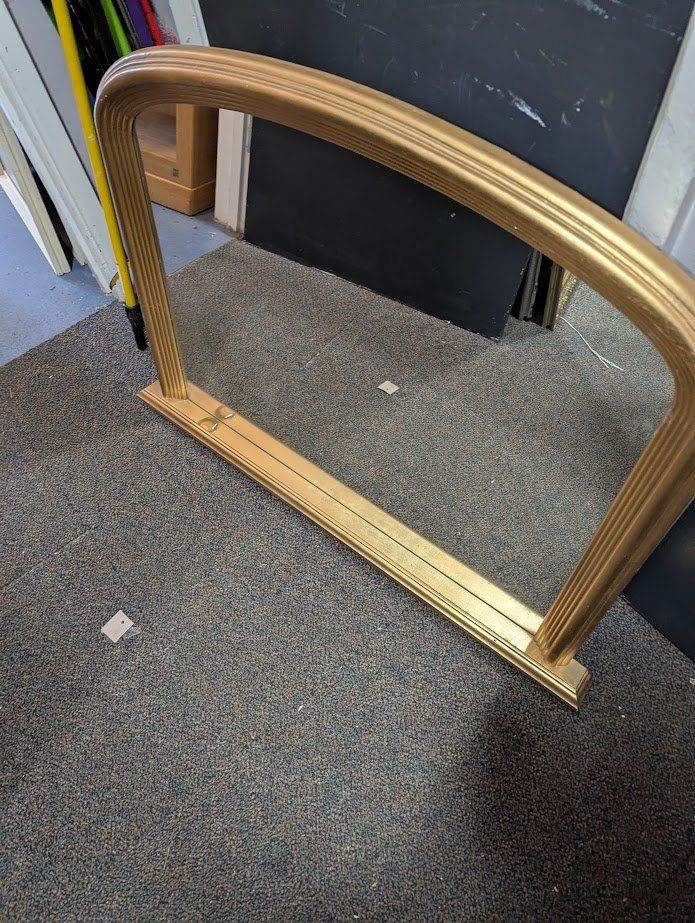 Gold Mantle Mirror