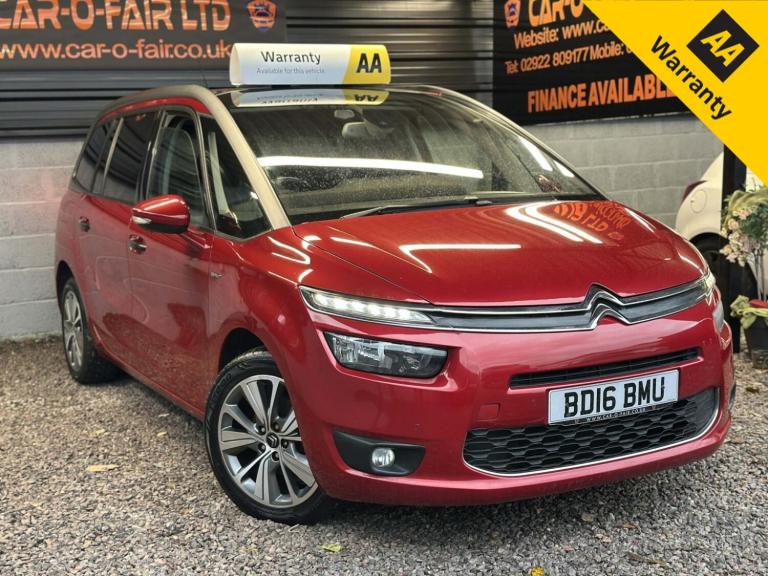 CITROEN GRAND C4 PICASSO 1.6 BlueHDi Exclusive+ Red Auto Diesel 2016+NEW TIMING!