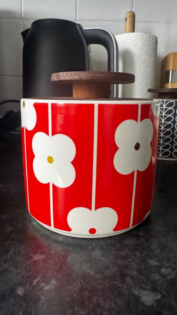 Orla kiely storage jar