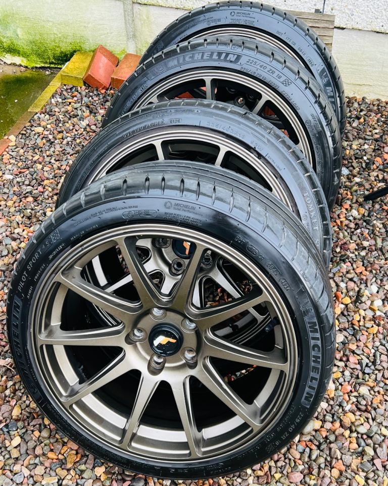 5x114.3 JR11 alloy wheels Jap fitment Honda Fn2 type r Nissan Mazda Lexus Toyota Mitsubishi 