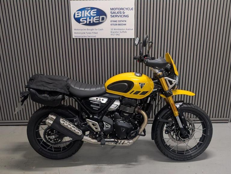Triumph Scrambler 400 xc 2026  227 miles. Same owner from new Bikes only 6month