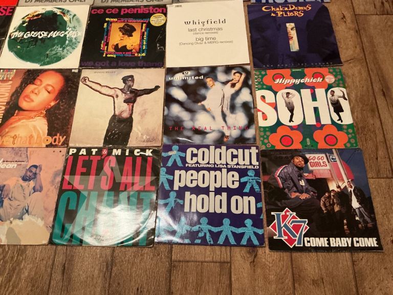 Vinyl album and 12” singles collection 