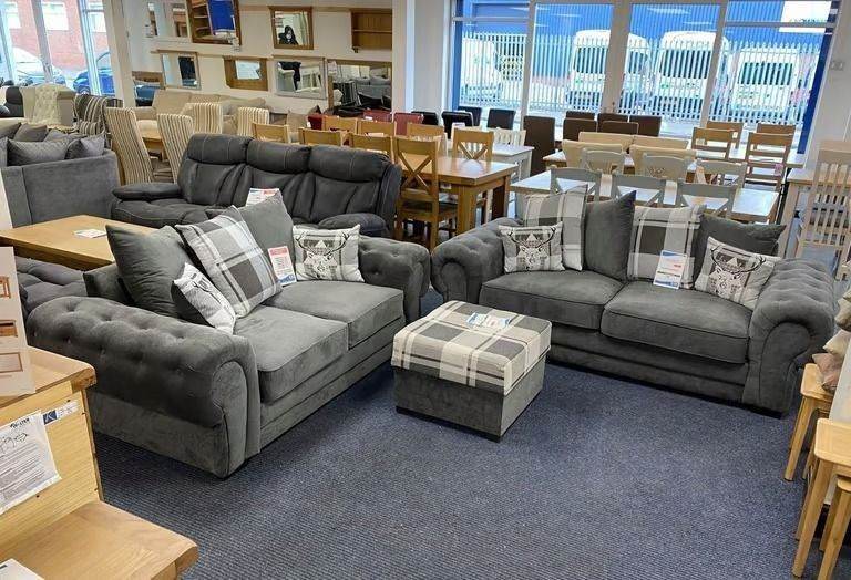 ⚡ BRAND NEW — Luxury Plush Velvet 3+2 Seater Sofa Set (SAME DAY DELIVERY • C O D) ::