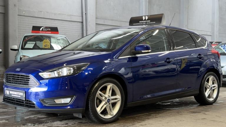 FORD FOCUS 1.0 T EcoBoost Zetec Blue 5dr LOWTAX+SATNAV+10 STAMPS 2016