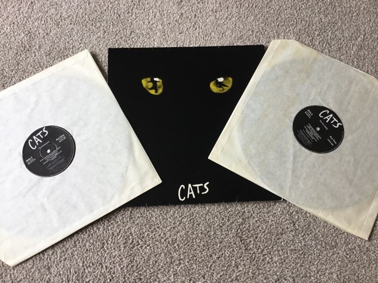Cats musical Vinyl records x 2 (Act 1 and 2)