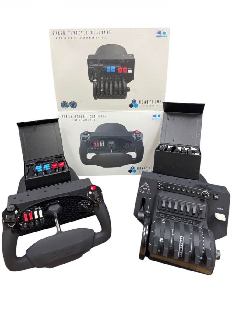 Honeycomb Bravo Throttle Quadrant & Alpha Flight Controls