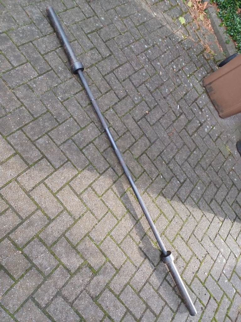 image for EVINCO 700LB RATED ZINC OLYMPIC WEIGHTS PLATES 7FT / 20 KG BARBELL