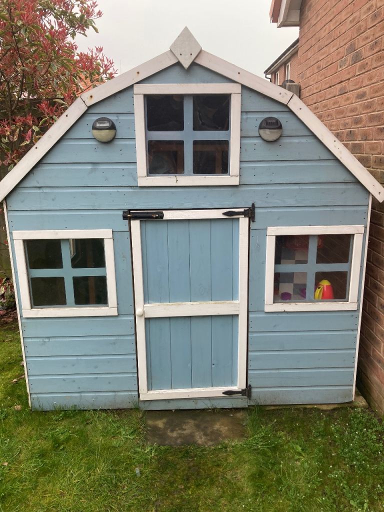 Wooden playhouse 