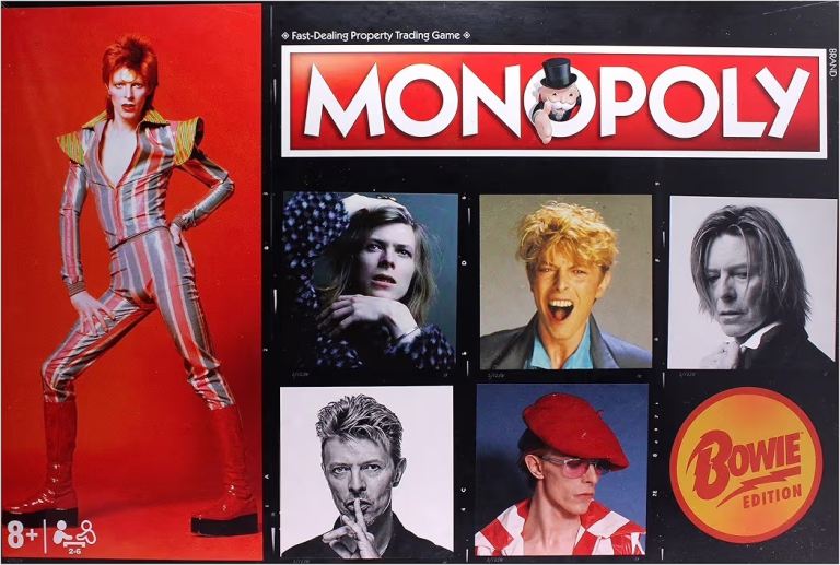David Bowie monopoly board game