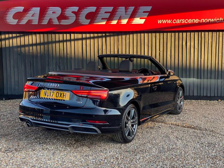 2017 Audi A3 1.6 TDI S Line 2dr CONVERTIBLE DIESEL Manual