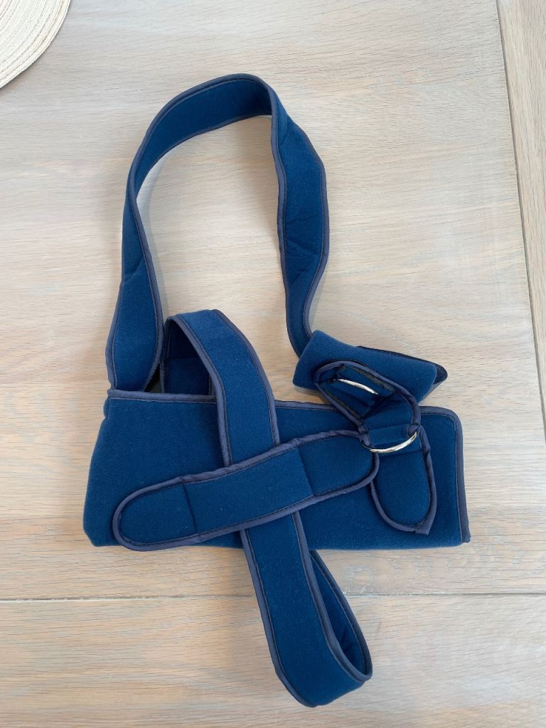 Sling and waterproof cover for broken arm cast