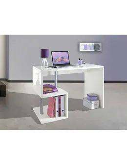 White High Gloss Computer Desk