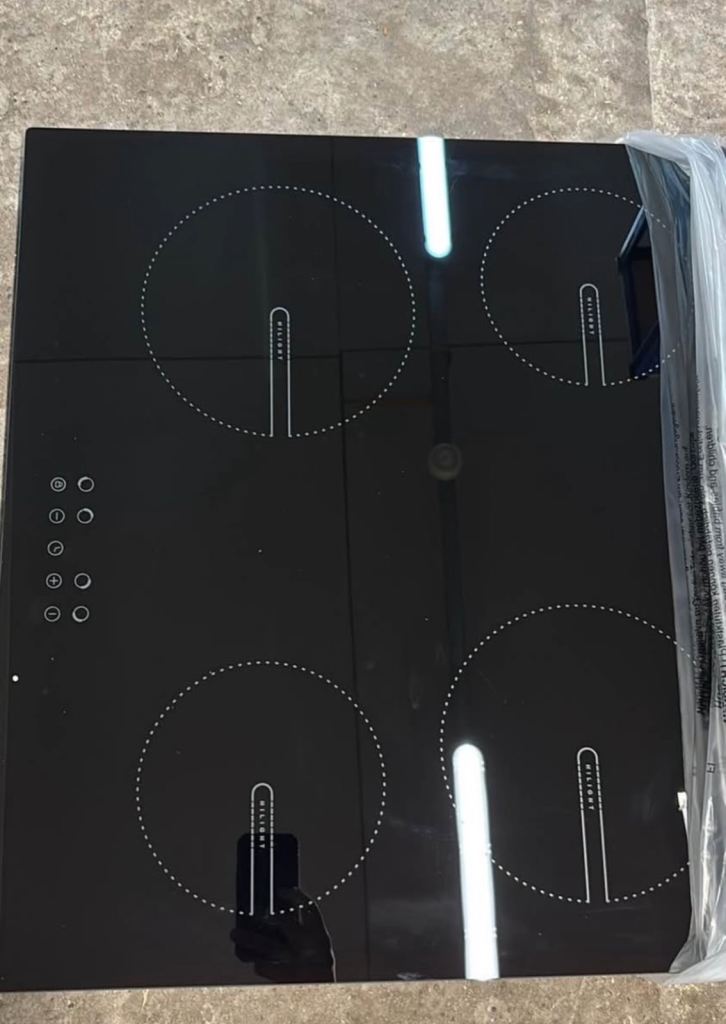 New Black Induction Hob – Unused