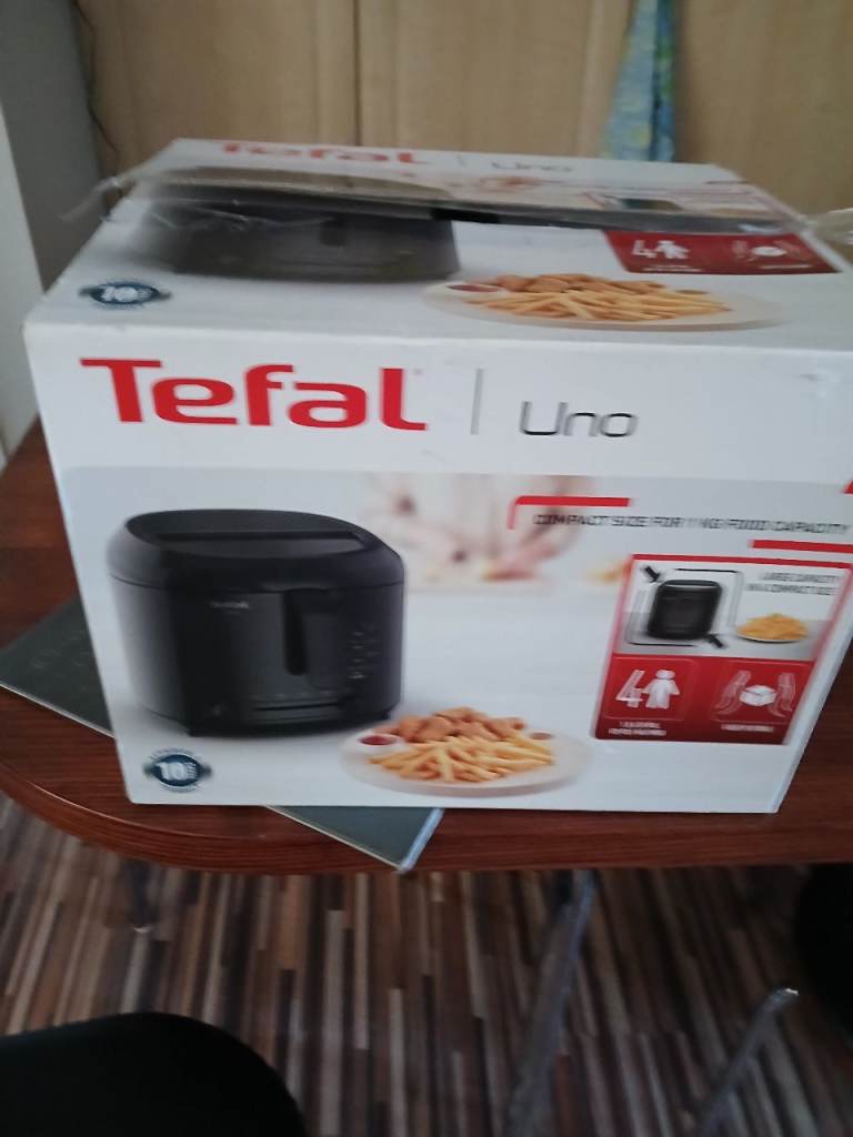 Tefal Uno Deep Fryer - Black, Excellent Condition