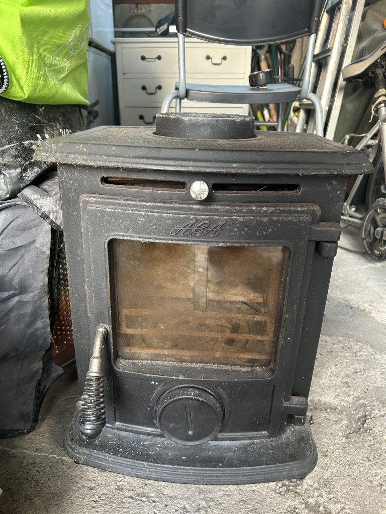 Aga Little Wenlock Classic Wood Burning Stove – Fair Condition