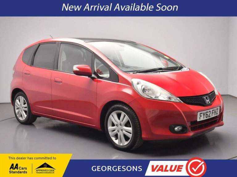 2012 Honda Jazz 1.4 i-VTEC EX 5dr CVT HATCHBACK PETROL Automatic
