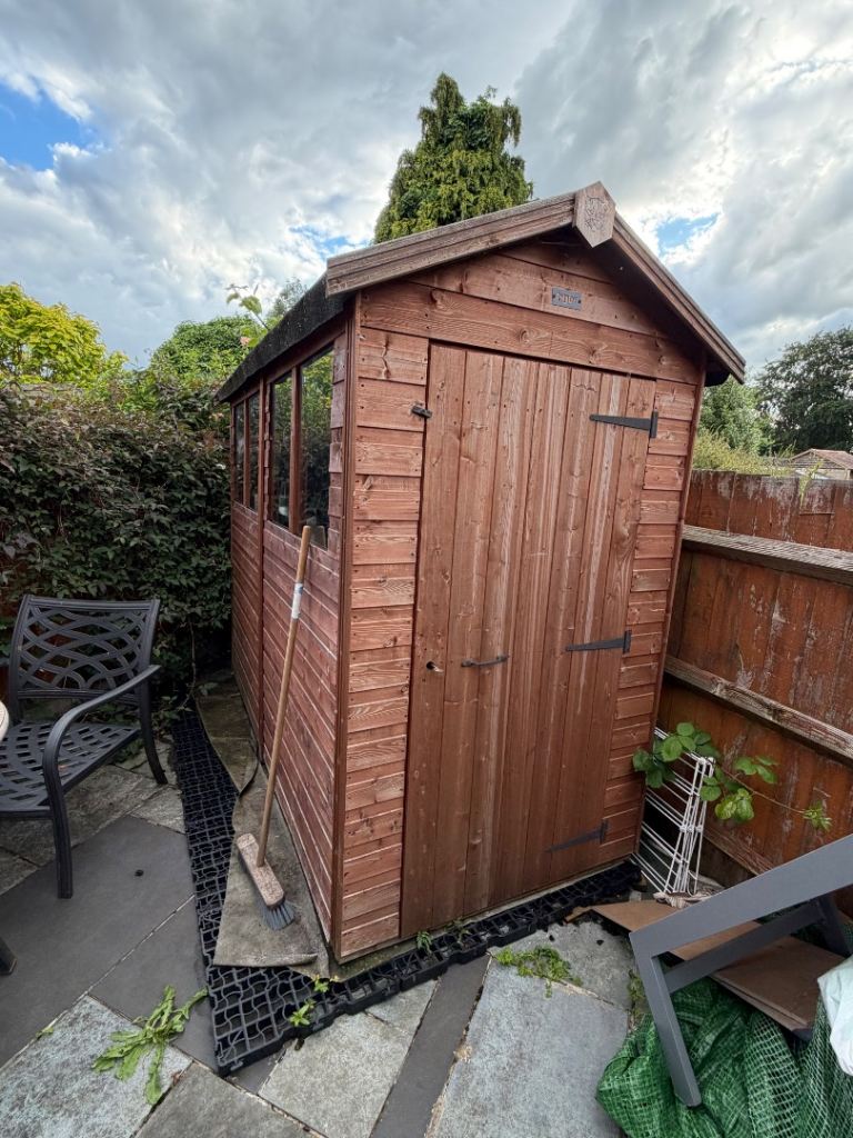 Beautiful Patio Storage Shed (Tiger Sheds)