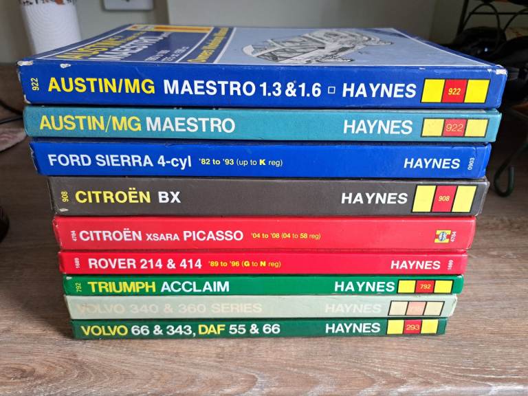 HAYNES CAR MANUALS - JOB LOT - AUTO JUMBLE ETC