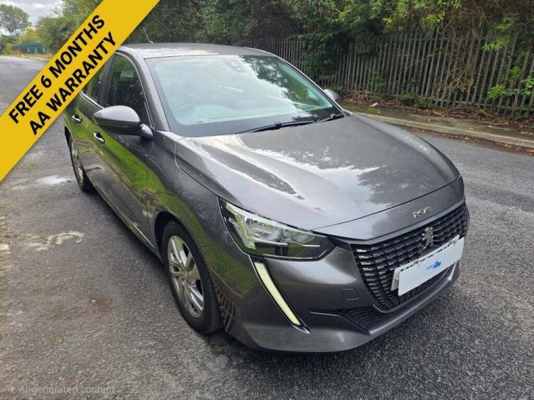 2020 20 PEUGEOT 208 1.2 PURETECH ACTIVE HATCHBACK 5DR PETROL MANUAL EURO 6 (S/S)
