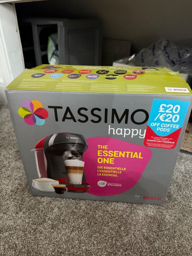 NEW| BOSCH Tassimo Happy - Coffee Pod Machine