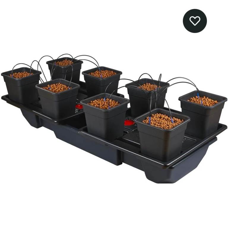 Hydroponics wilma system 8 pot
