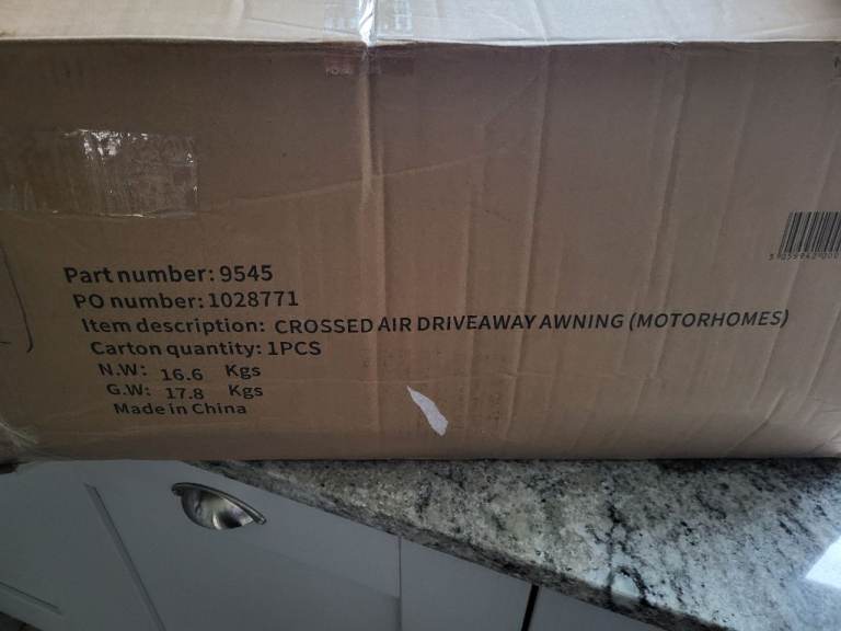 Maypole Crossed Air Driveway Awning  - Brand New 