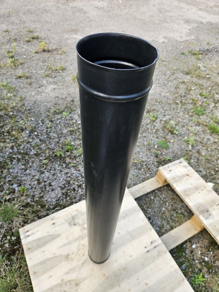 Stove Log Burner Pipe 10cm X 1m length