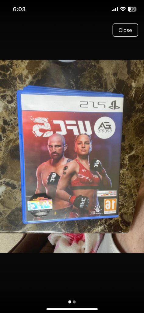 EA Sports UFC 5 for PlayStation 5 – As Good As New