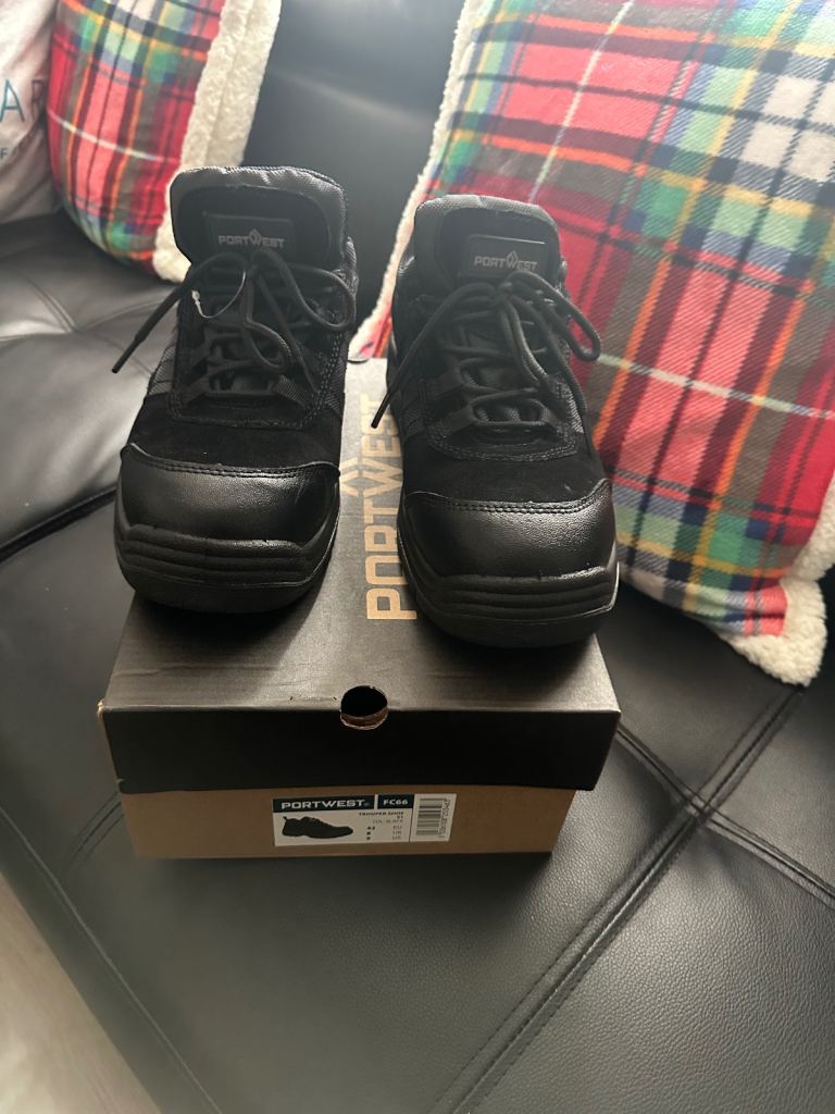 Port west safety metal cap boots
