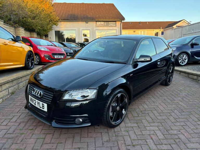 2012 Audi A3 2.0 TFSI Quattro Black Edition 3dr S Tronic HATCHBACK PETROL Automatic