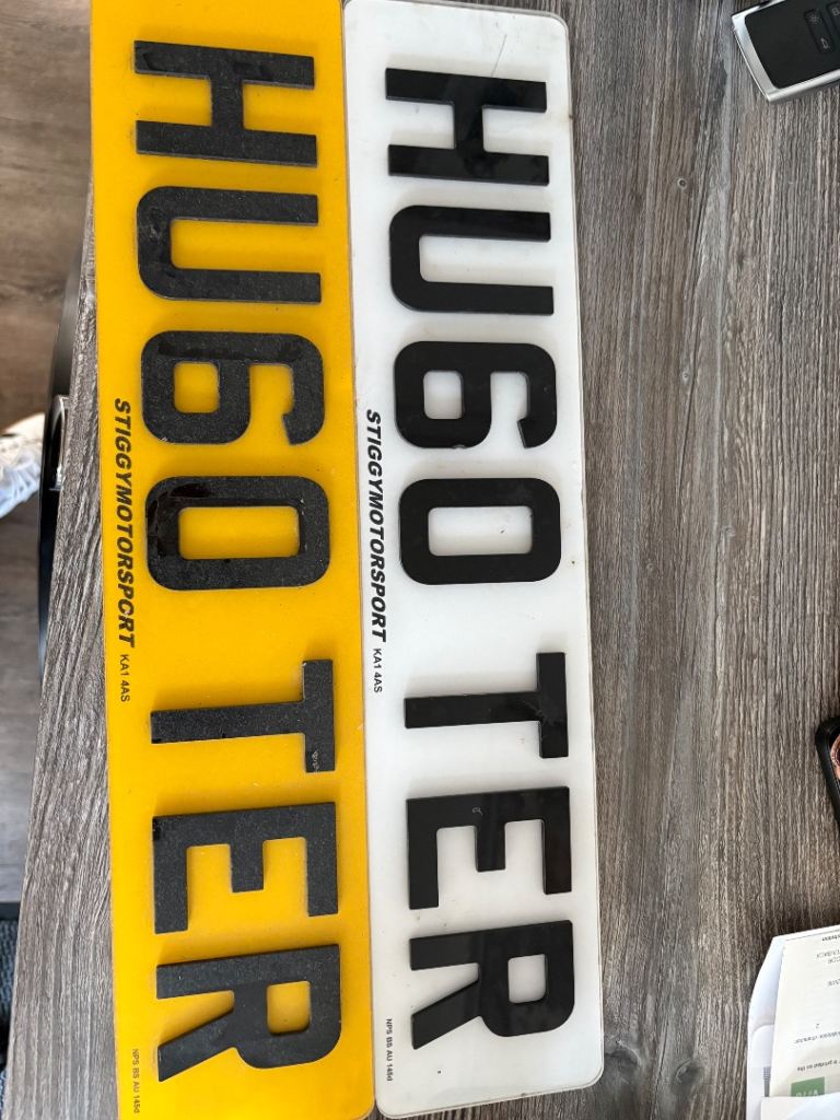 HU60 TER number plate