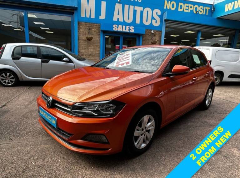 2018 18 VOLKSWAGEN POLO 1.0 TSI SE HATCHBACK 5DOOR  ENERGETIC ORANGE  2 OWNERS