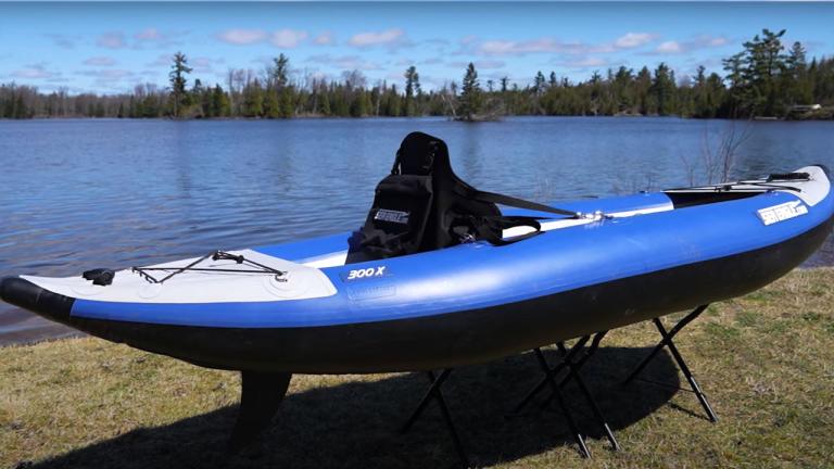 INFLATABLE ONE PERSON KAYAK - SEA  EAGLE SE 300X EXPLORER PRO CARBON 