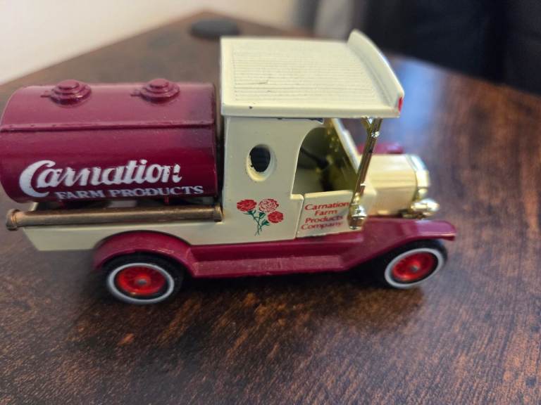 Vintage Carnation Farm Products Toy Truck - Good Condition