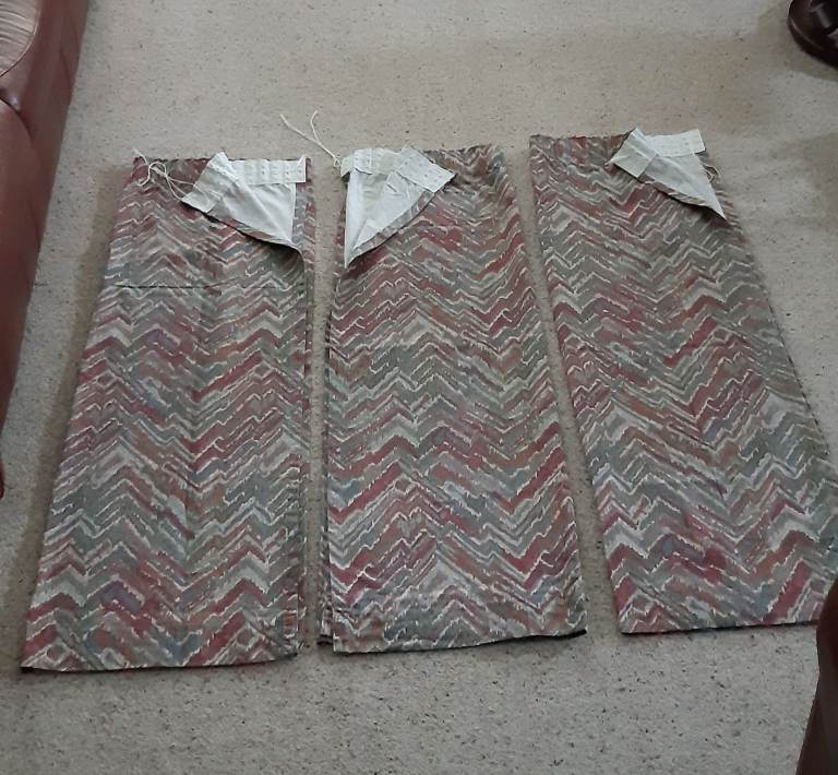 Curtains - shown folded in photo