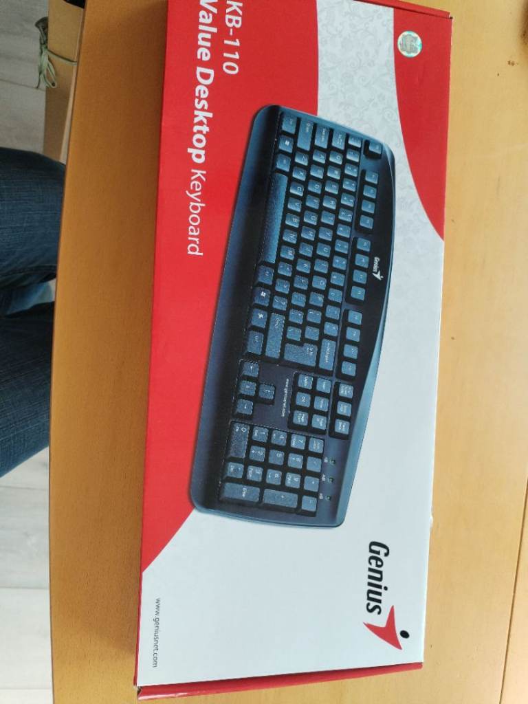 Genius  KB-110 USB-wired keyboard English-Arabic/Farsi