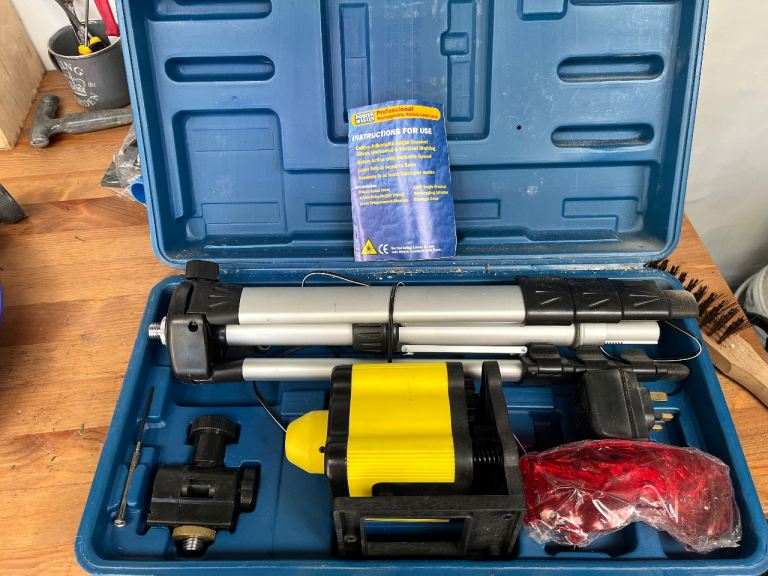 Laser Level Kit with Tripod in Carry Case