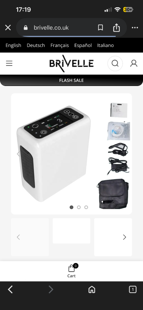 Portable oxygen concentrator 