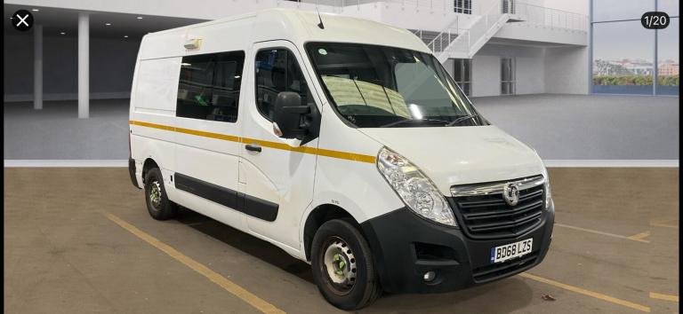 2019 Vauxhall Movano 2.3 CDTI Welfare Van Mess Unit Campervan  PANEL VAN Diesel Manual