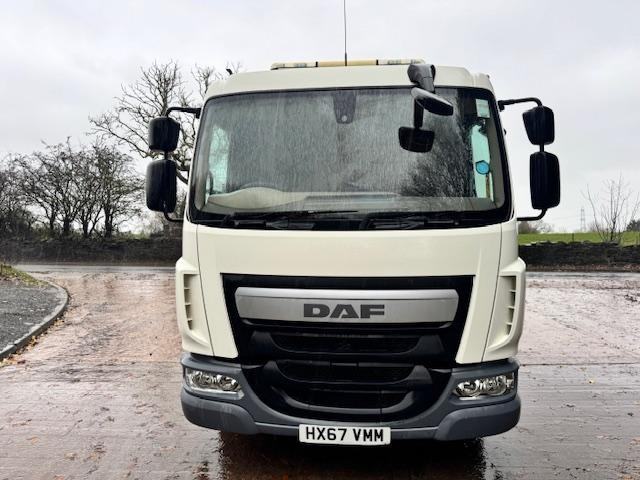 2017 67 DAF LF 180 E6 11ft tipper, front drop side swing lift tar chutes tow bar