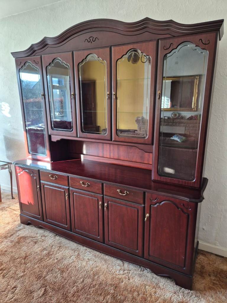 Tall Wooden Dresser Unit by Rossmore Furniture (Ireland)