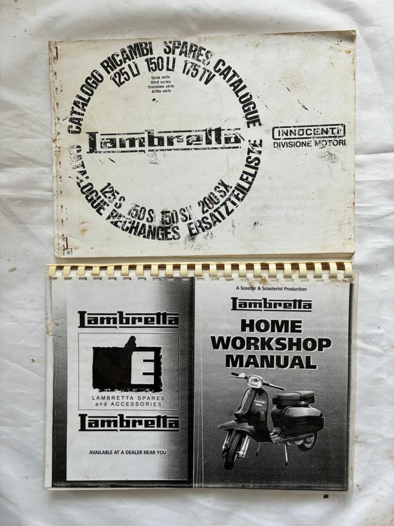 Lambretta Spares Catalogue & Home Workshop Manual