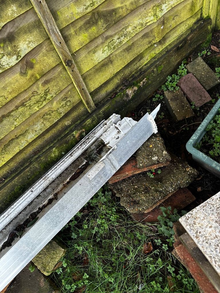 6m aluminium guttering