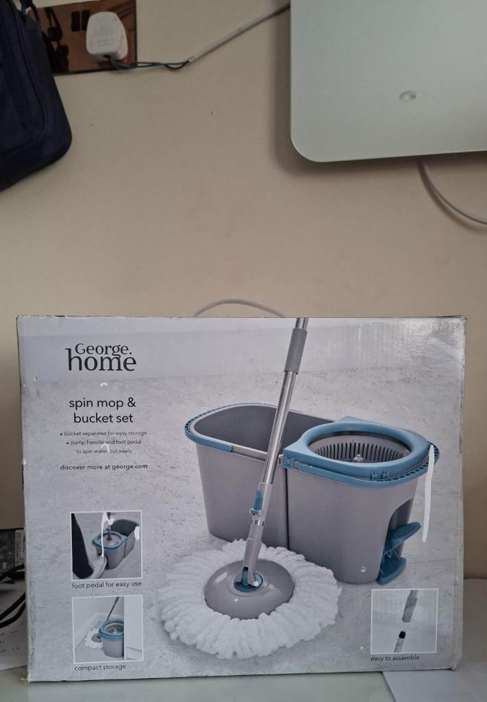 George Home Spin Mop & Bucket Set - Brand New