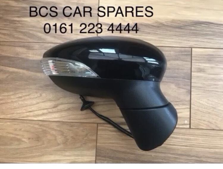 Ford Fiesta Door Mirror black.  